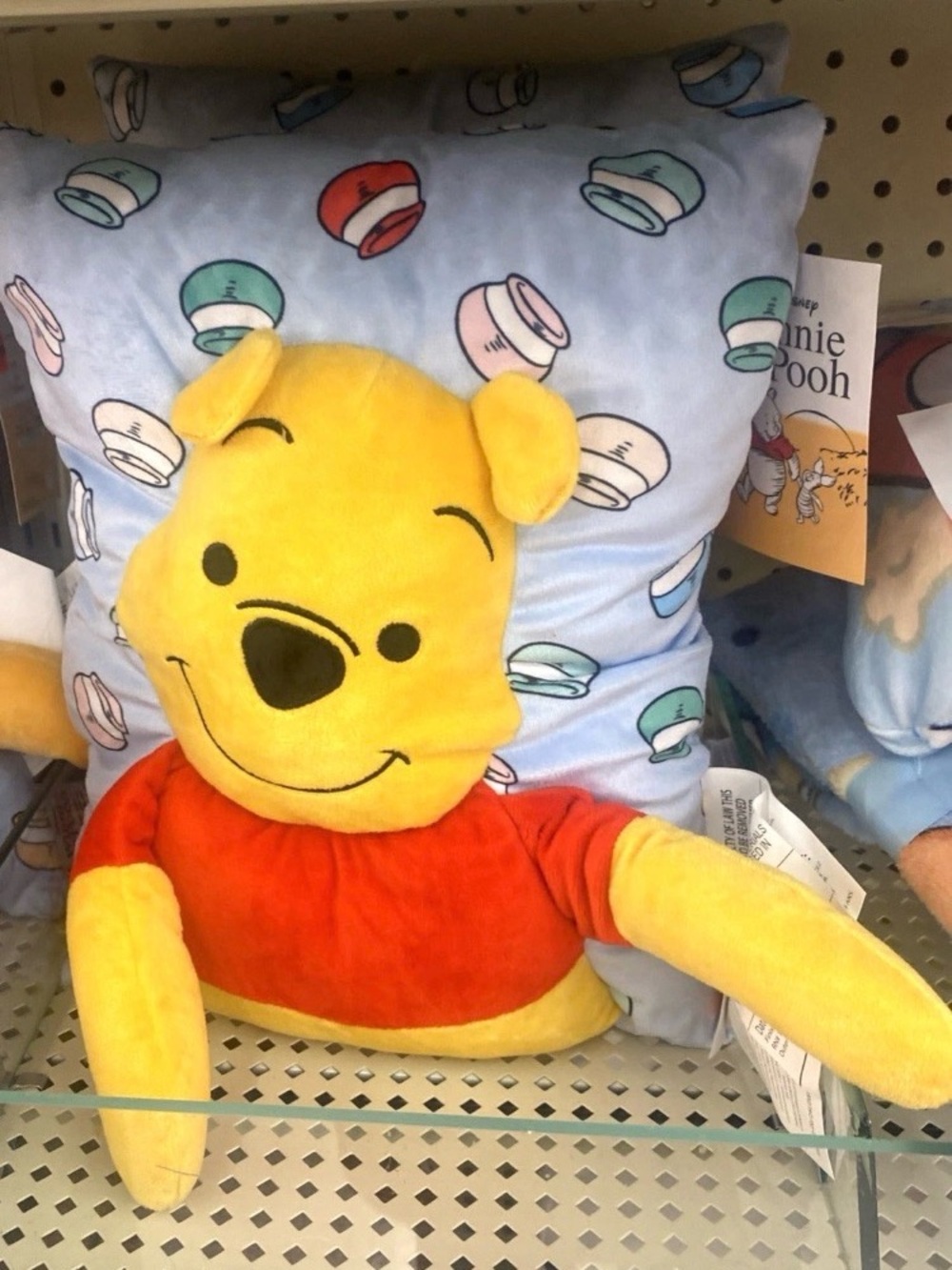 Winnie the Pooh Plush 3D Pillow Disney 13 in. H x 10 in. W